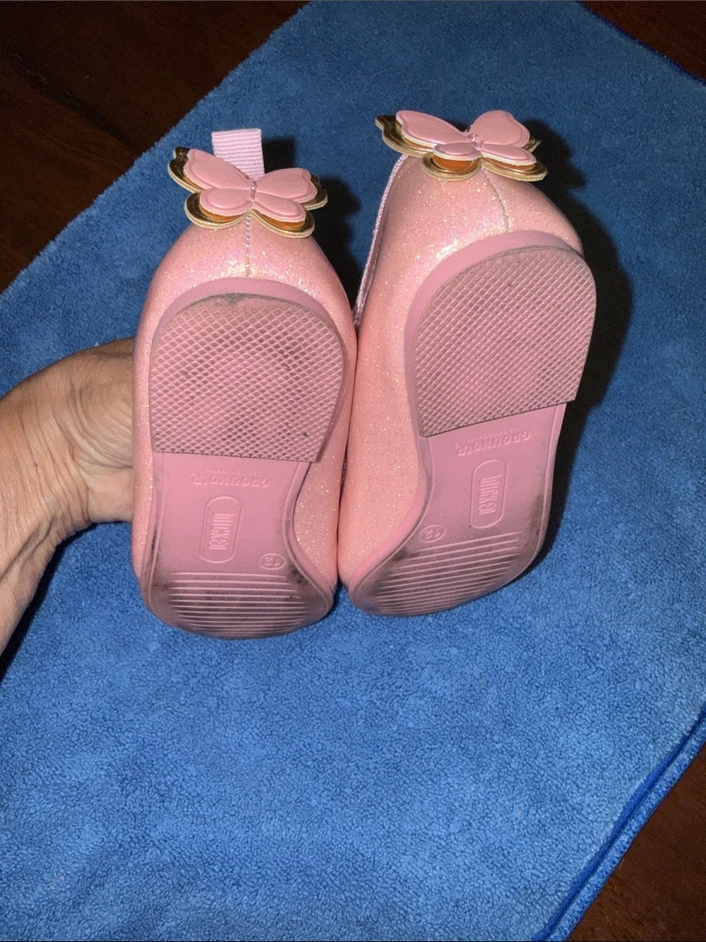 Wicked Movie Kids Pink Butterfly Dressy Flats